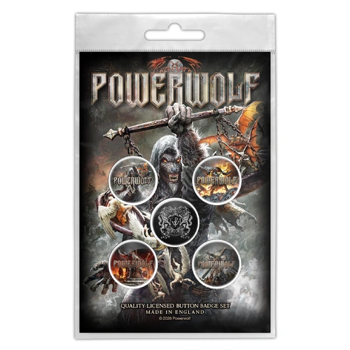 Powerwolf Call Of The Wild Button Badge Pack