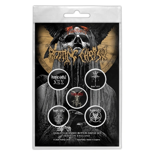 Rotting Christ We Are The Damned Genration Button Badge Pack