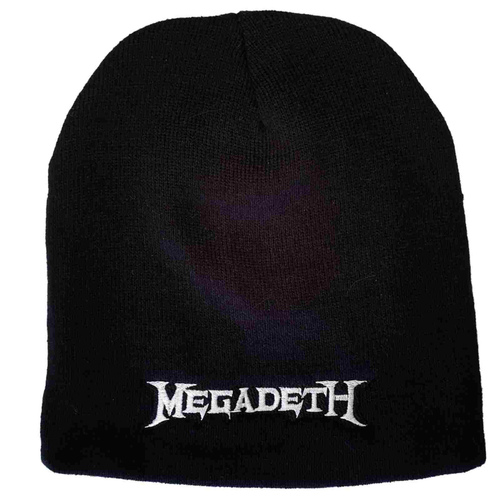 Megadeth Embroidered Logo Beanie Hat