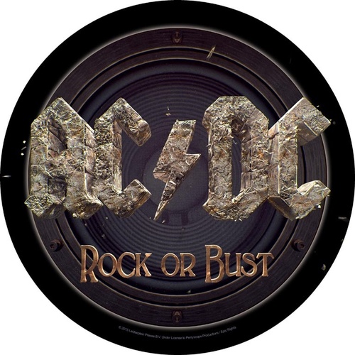 AC/DC Rock Or Bust Circular Back Patch