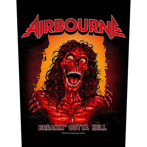 Airbourne Breakin' Outta Hell Back Patch