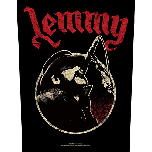 Motorhead Lemmy Microphone Back Patch