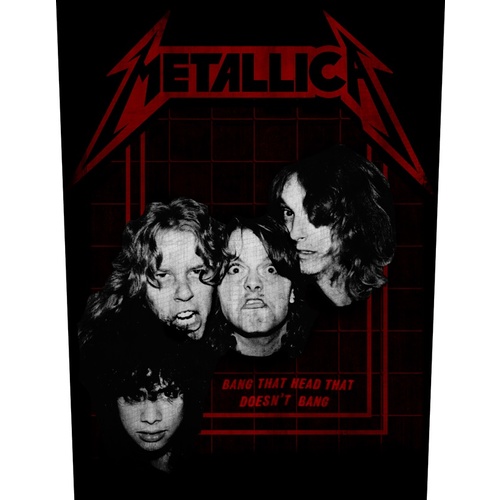 Metallica Bang That Head Back Patch