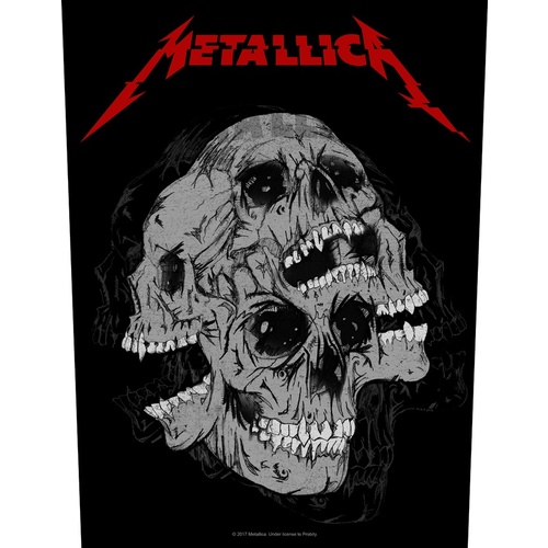 Metallica Skulls Back Patch