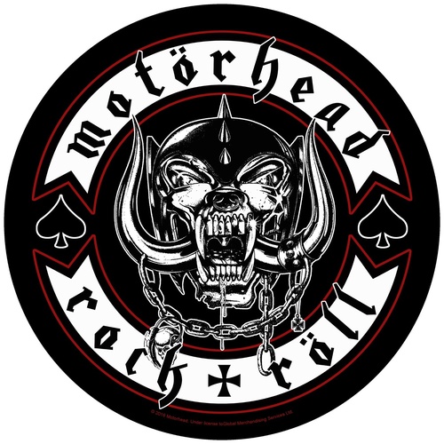 Motorhead Biker Circular Back Patch
