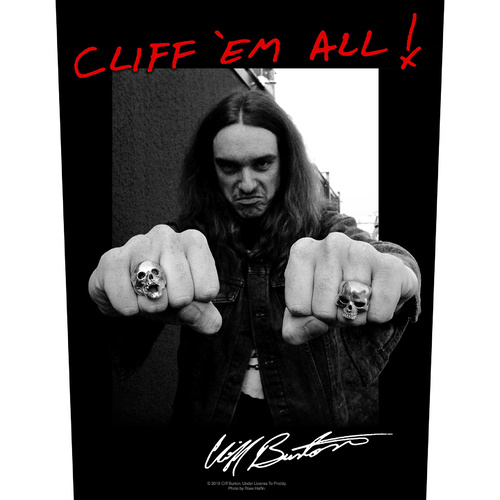 Metallica Cliff Em All Back Patch