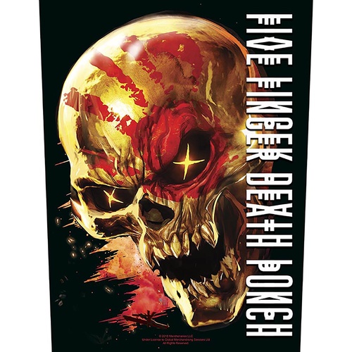Five Finger Death Punch & Justice For None Back Patch