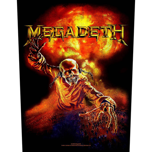 Megadeth Nuclear Back Patch