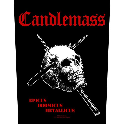 Candlemass Epicus Doomicus Metallicus Back Patch