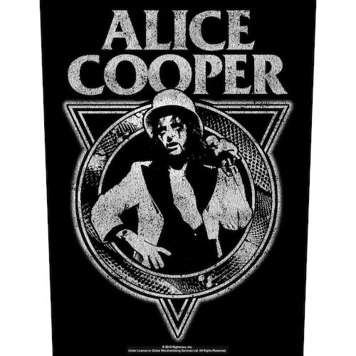 Alice Cooper Snakeskin Back Patch