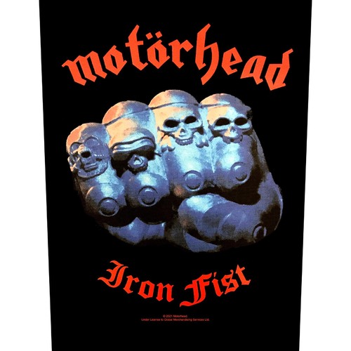 Motorhead Iron Fist Album Back Patch
