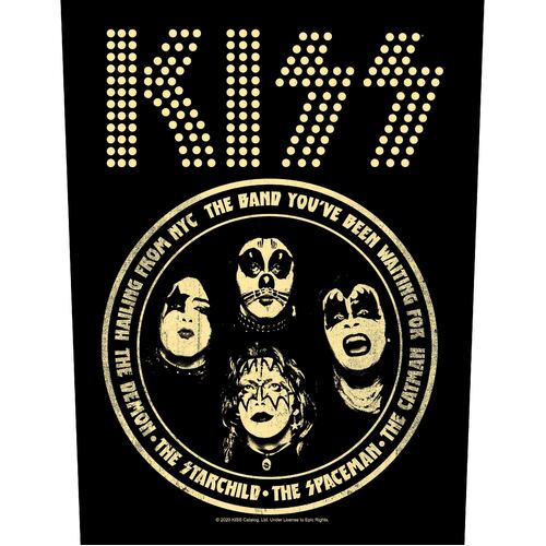 Kiss Hailing From NYC Back Patch