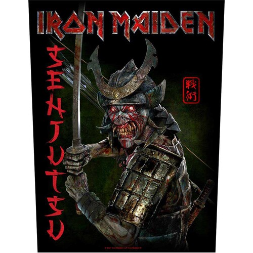 Iron Maiden Senjutsu Album Eddie Back Patch