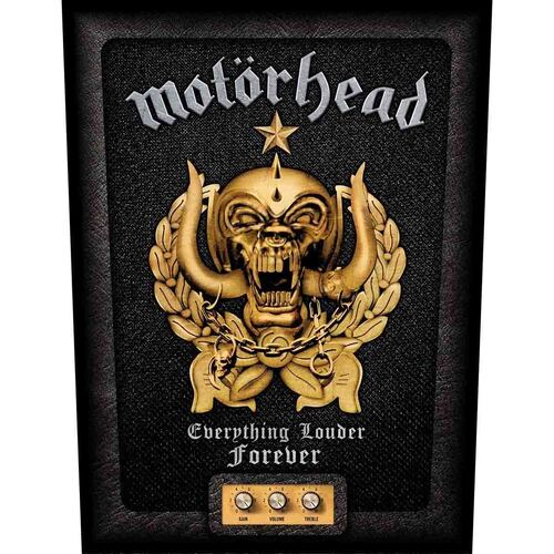 Motorhead Everything Louder Forever Back Patch