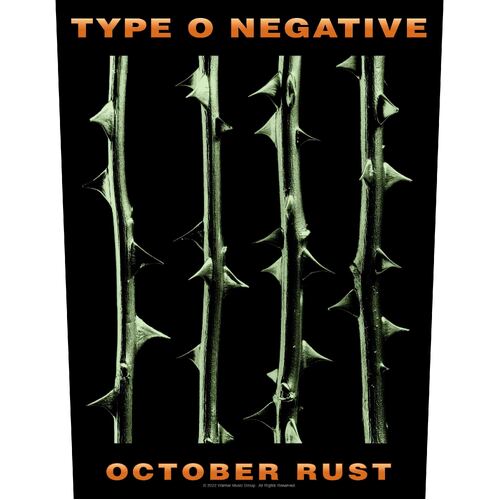 Type O Negative October Rust Back Patch
