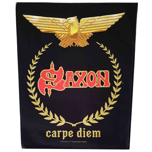 Saxon Carpe Diem Back Patch