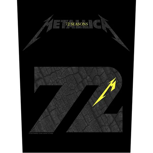 Metallica 72 Seasons Charged M72 Back Patch