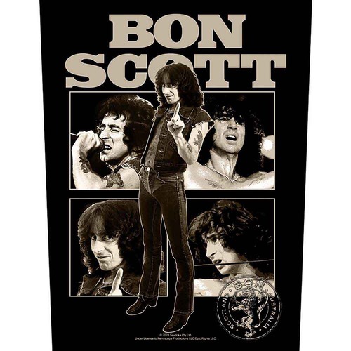 ACDC Bon Scott Collage Back Patch