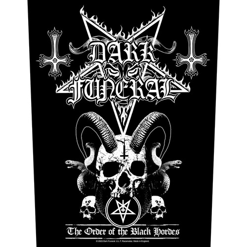 Dark Funeral Order Of The Black Hordes Back Patch