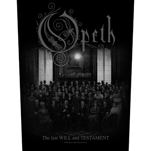 Opeth The Last Will And Testament Back Patch
