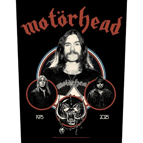 Motorhead 50 Band Circle Back Patch