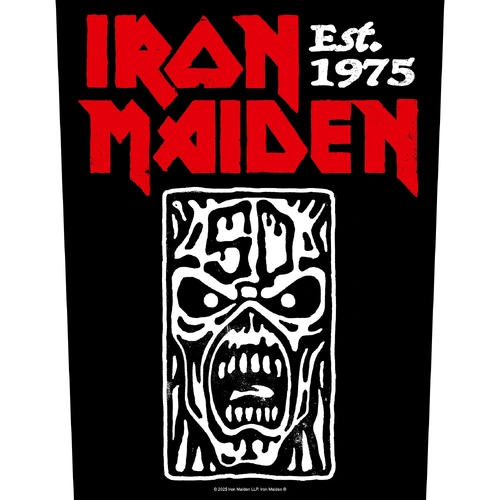 Iron Maiden Est 1975 Back Patch