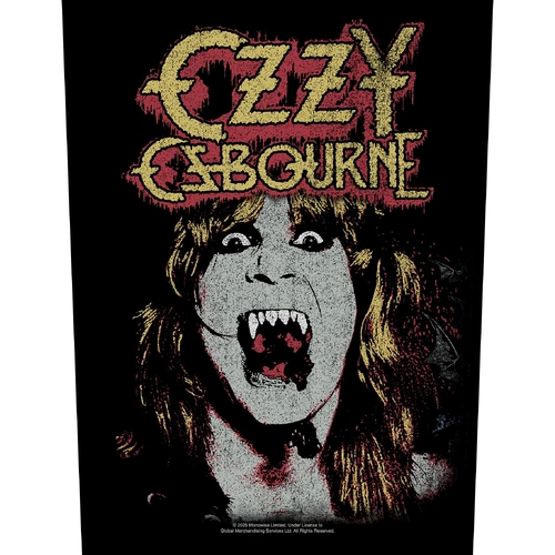 Ozzy Osbourne Speak Of The Devil Fangs Back Patch