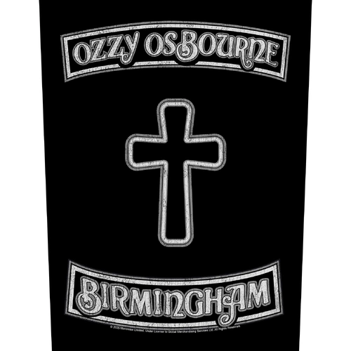 Ozzy Osbourne Birmingham Back Patch