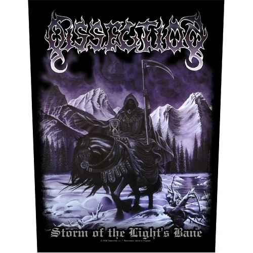 Dissection Storm Of The Lights Bane Back Patch
