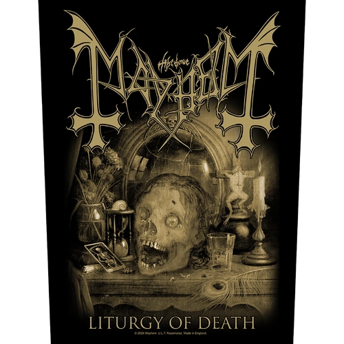 Mayhem Liturgy Of Death Back Patch