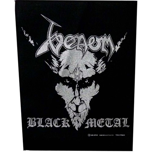 Venom Black Metal Back Patch