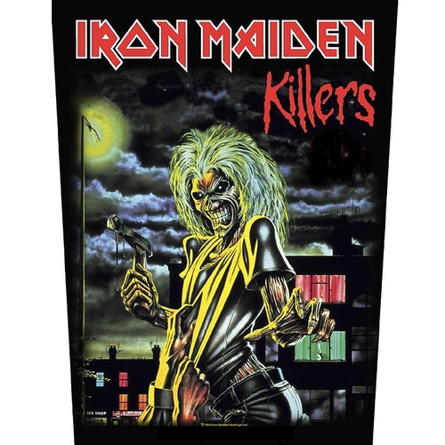 Iron Maiden Killers Album Back Patch