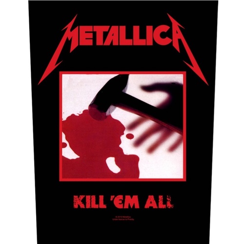 Metallica Kill Em All Back Patch