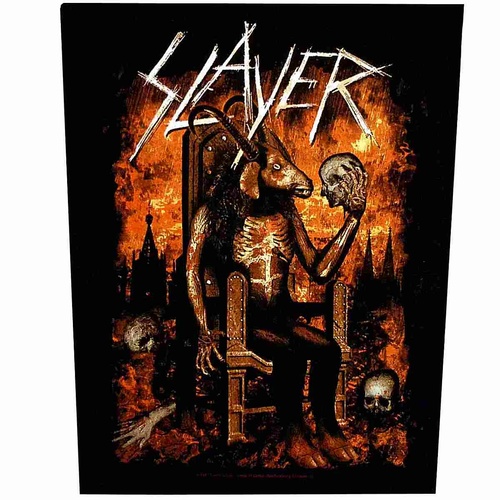 Slayer Devil On Throne Back Patch