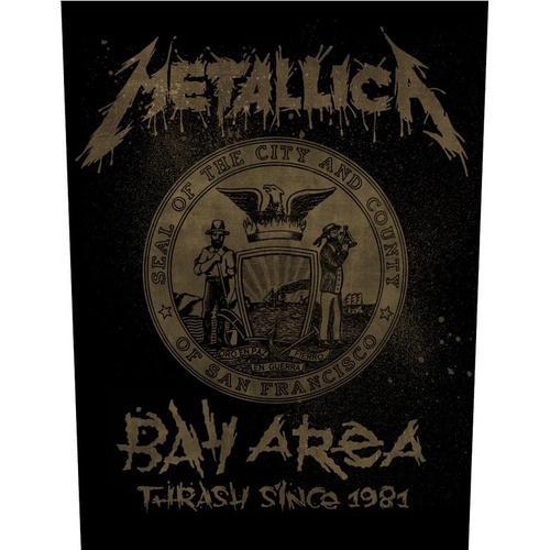 Metallica Bay Area Thrash Back Patch
