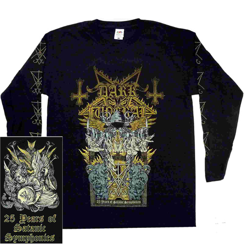 Dark Funeral 25 Years Of Satanic Symphonies Long Sleeve Shirt [Size: XL]