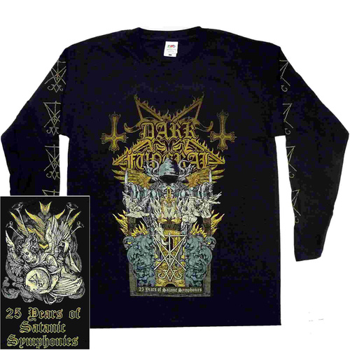 Dark Funeral 25 Years Of Satanic Symphonies Long Sleeve Shirt [Size: S]