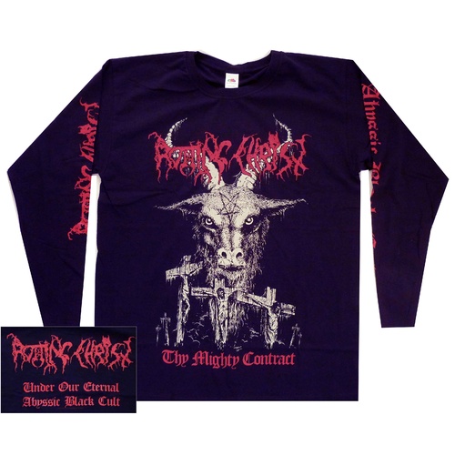 Rotting Christ Thy Mighty Contract Long Sleeve Shirt [Size: L]