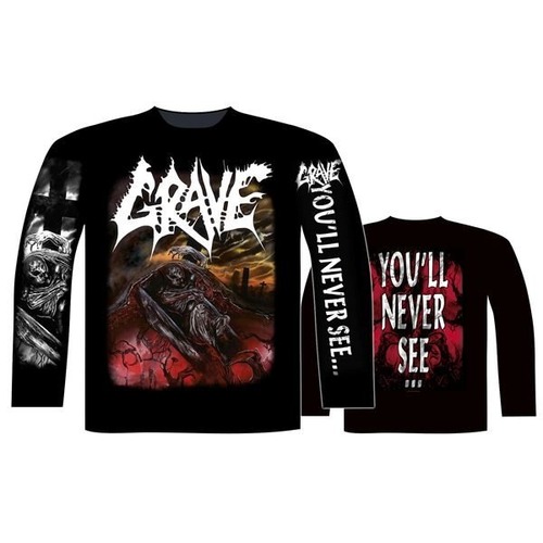 Grave You'll Never See Long Sleeve Shirt [Size: M]