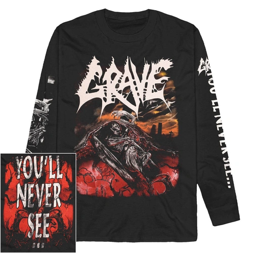 Grave You'll Never See Long Sleeve Shirt [Size: M]