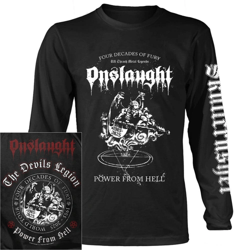 Onslaught Power From Hell Devils Legion Long Sleeve Shirt [Size: M]