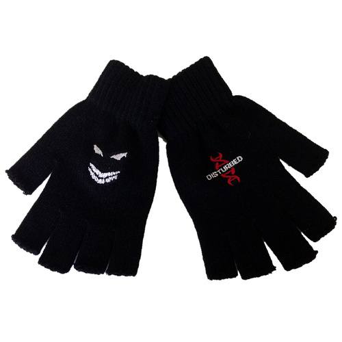 Disturbed Red DNA Fingerless Gloves