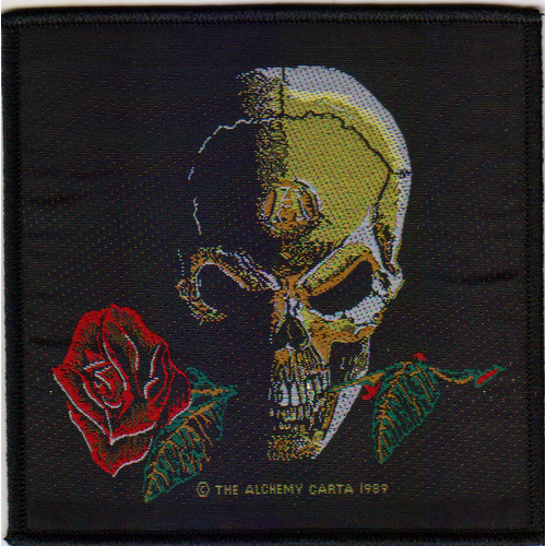 Alchemy Gothic Rose Skull Patch