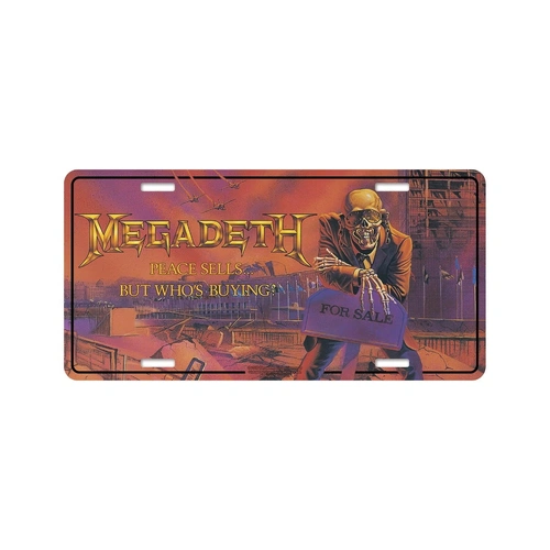 Megadeth Peace Sells But Whos Buying Number Plate