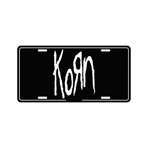 Korn Logo Number Plate