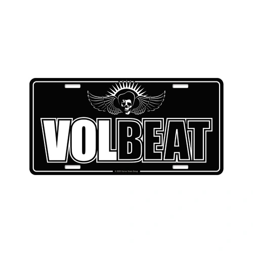 Volbeat Logo Number Plate