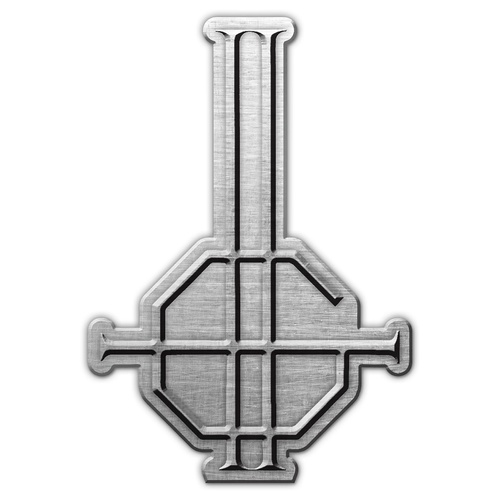 Ghost Grucifix Metal Pin Badge
