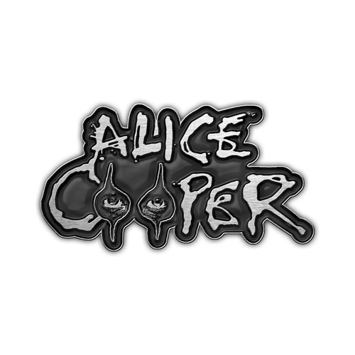 Alice Cooper Eyes Metal Pin Badge