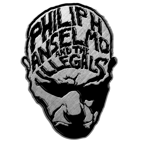 Philip H Anselmo & The Illegals Face Metal Pin Badge