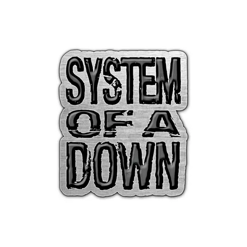 System Of A Down Logo Metal Pin Badge